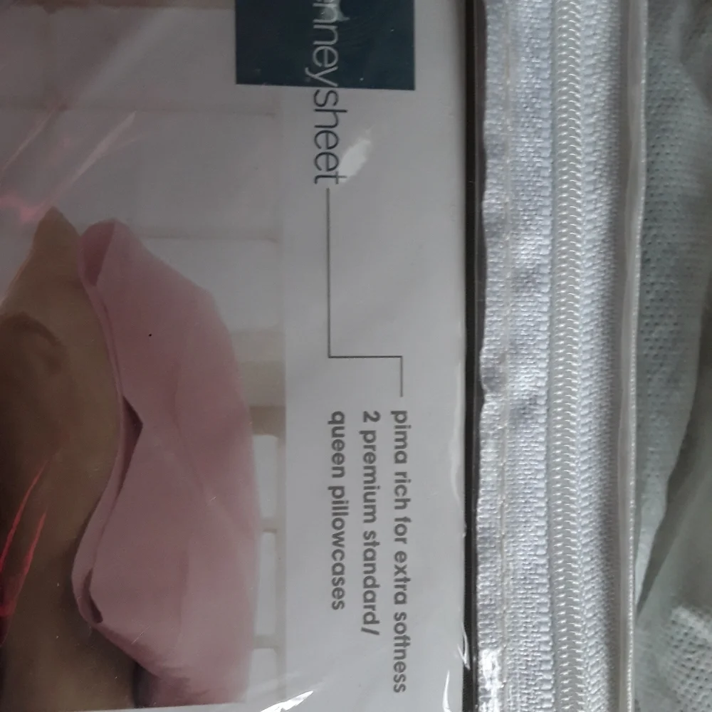JCPenney Home Collection 250 Thread Count Pima Rich Queen Pillowcases NEW - Picture 4 of 7